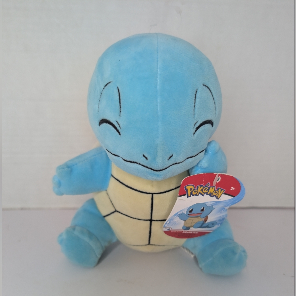 NWT Pokemon Squirtle Plush Stuffed Animal Doll WCT Wicked Cool Turtle 8"
